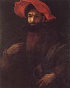 Rosso Fiorentino Portrait of a Kinight oil